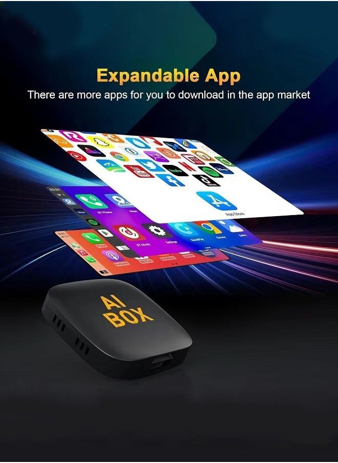 Makrystorm Carplay AI Box Android 13 Wireless Android Auto Smart TV Box For Youtube Netflix Toyota Mazda Hyundai Haval GMC Ford MG VW Kia  - Image 5
