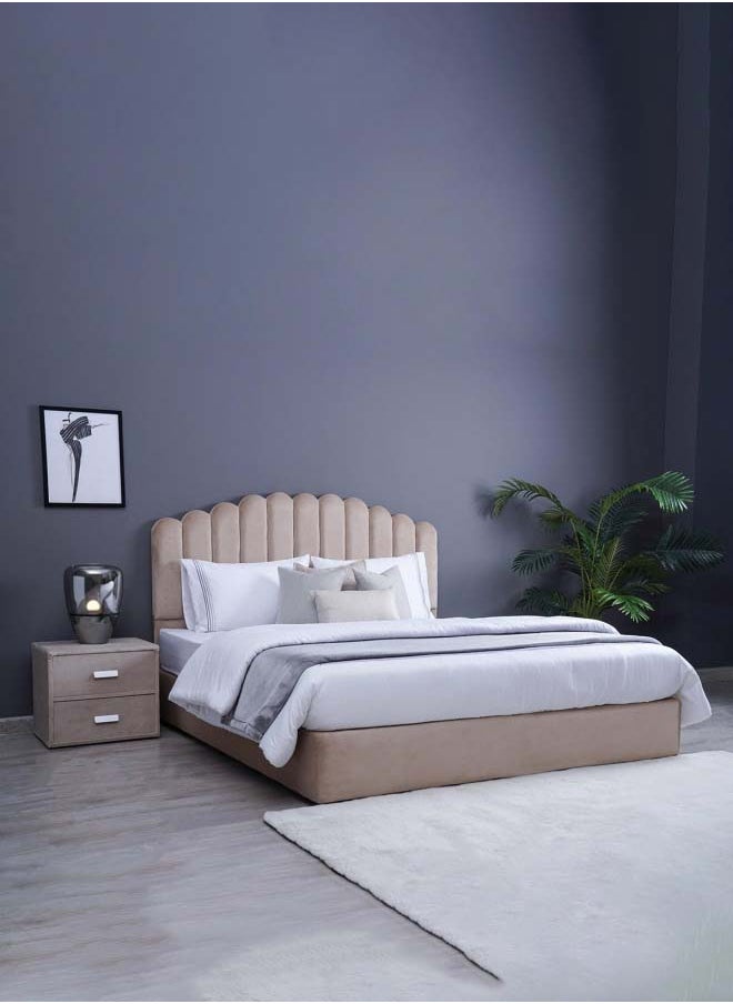 Pan Home رف حائط عائم بلون الجوز البني | 60 × 24 × 4 سم | مثبت على الحائط، سهل التجميع  - Image 1