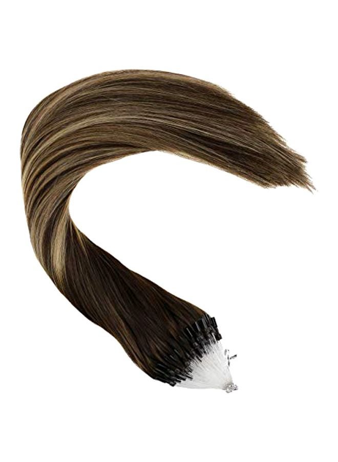 NIBEMINENT Straight Hair Extension Brown 14inch - Image 2