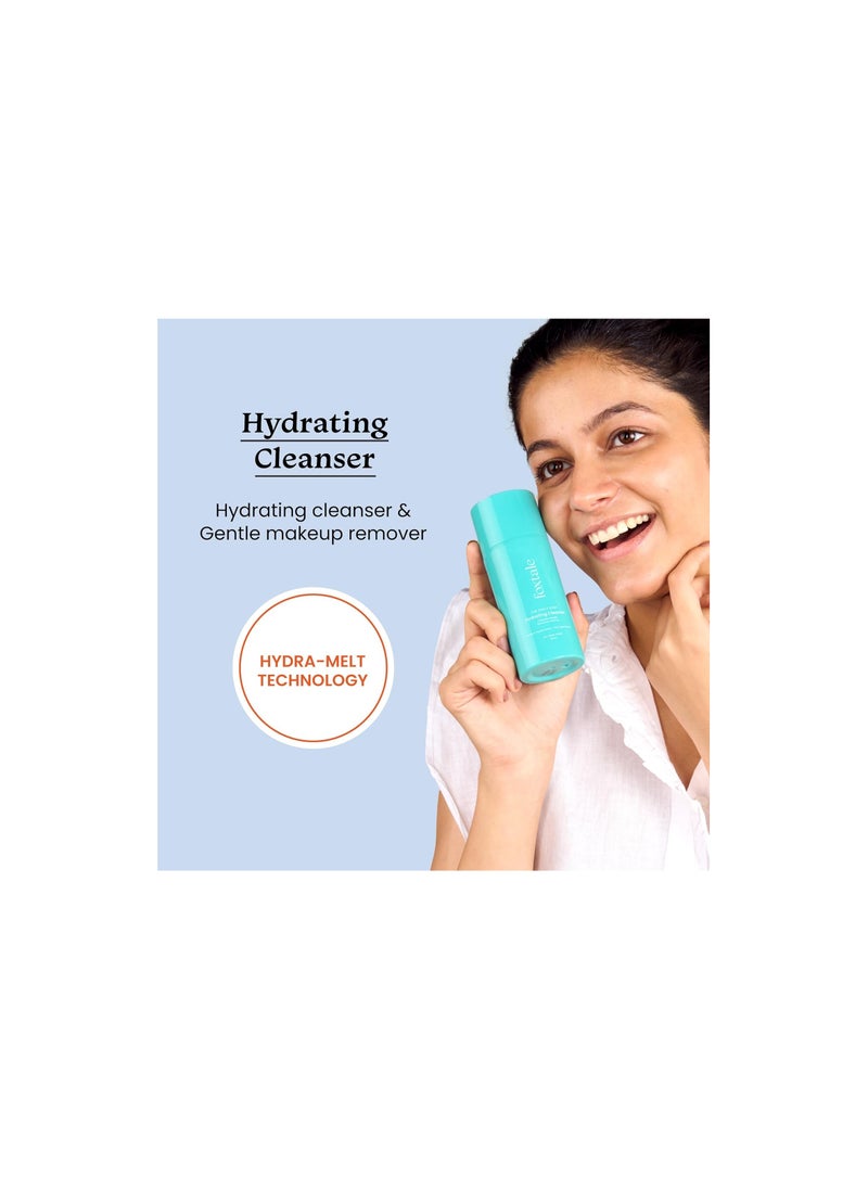 The Daily Duet Gentle Hydrating Face Wash And Makeup Remover|Hyaluronic Acid And Red Algae Extract|Cleanser For Dry,Normal,Oily And Sensitive Skin|Pore Cleansing&Dirt Control|Men&Women|100 Ml