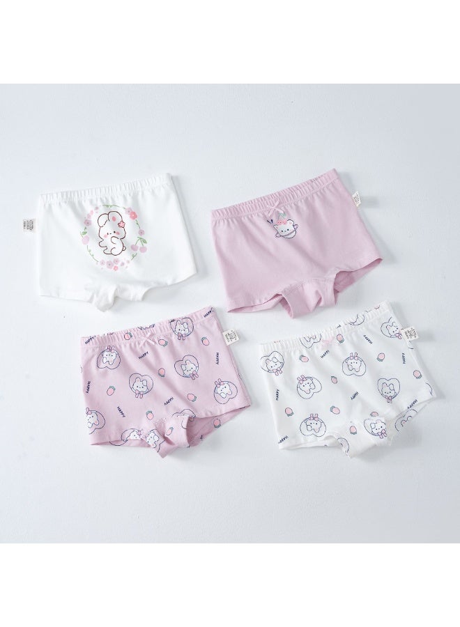 KUYING New Comfortable Skin friendly Breathable Underwear Set 0f 4