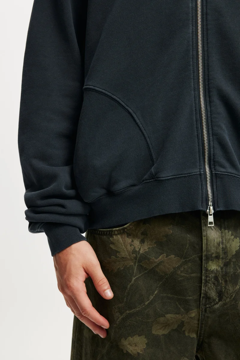 Cotton On CROPPED ZIP UP HOODIE
