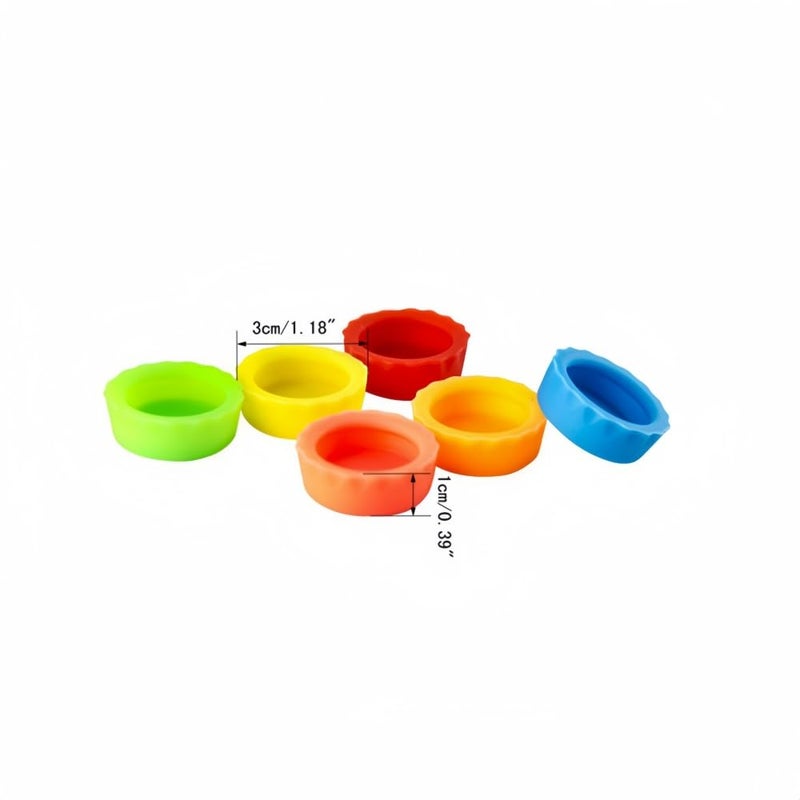 Newflager Reusable Beer Caps, Silicone Rubber Bottle Caps (Pack of 18), Ideal for Home Brewing Beer, Soft Drink,Soda Bottle Kitchen Gadgets - Image 2