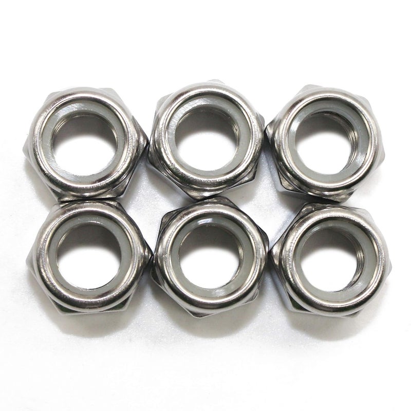 Fullerkreg 50 PCS 5/16-in 18-8 Stainless Steel Nylon Insert Lock Nut by - Image 4