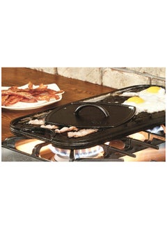 LODGE Lodge LFIP3 Lodge Flat Iron Grill Press,Black,8.25 inch  - Image 2