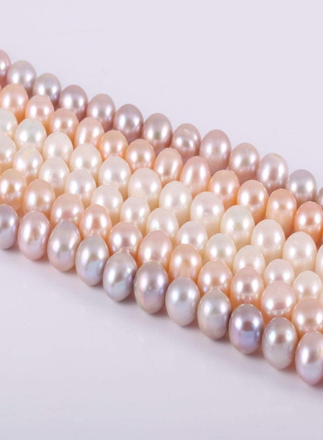 Zotoone Natural Pearl Freshwater Cultured Pearl Beads for Jewelry Making Punch Loose Beads Handmake DIY for Jewelry Making DIY Women Necklace Bracelet 4-5 mm Color Purple 14 inches - Image 5