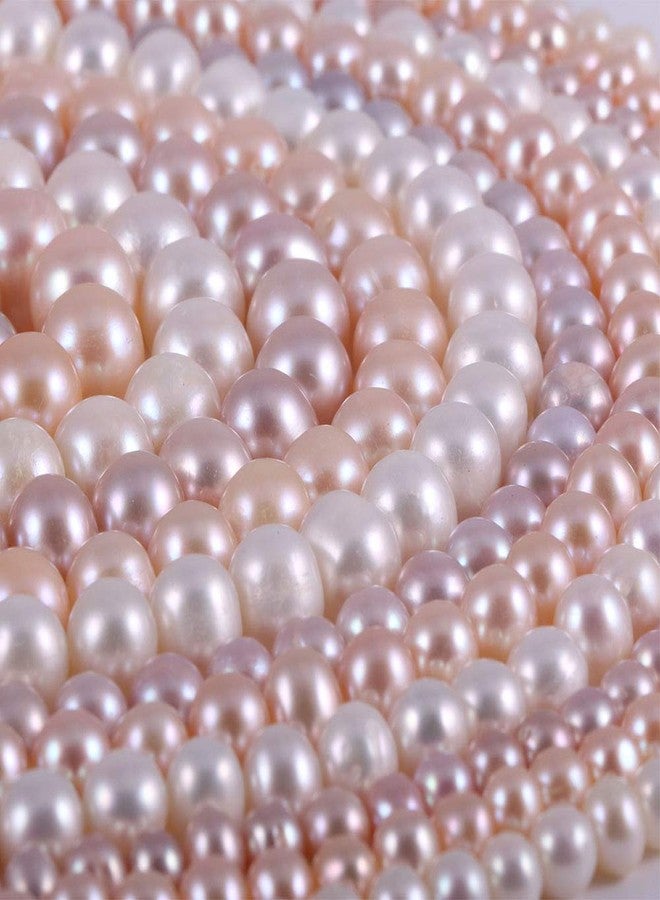 Zotoone Natural Pearl Freshwater Cultured Pearl Beads for Jewelry Making Punch Loose Beads Handmake DIY for Jewelry Making DIY Women Necklace Bracelet 4-5 mm Color Purple 14 inches - Image 3