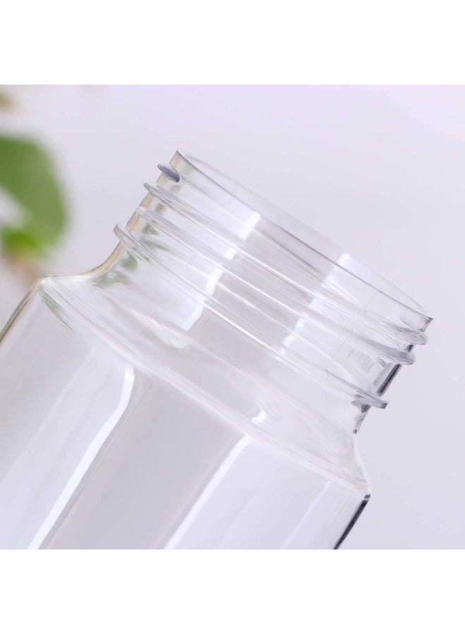 Luxoraq 12-Pcs 350ml CLEAR Plastic Juice Bottles with Caps – BPA FREE Reusable Water Bottle LEAK PROOF Empty Drink Containers Milk Smoothie Protein Shake Fresh Juice Detox Water Bottle Travel Gym Kids Zamzam Beverage Storage Bottles - Image 4