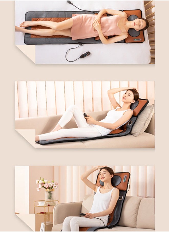 Golivn - Full Body Massage Mat Foot Massager Whole Body Vibration Massage Pad Massage Shiatsu For Back Neck Lumbar Leg Foot For Back Waist Legs Pain Relief Foldable Storage - Image 1
