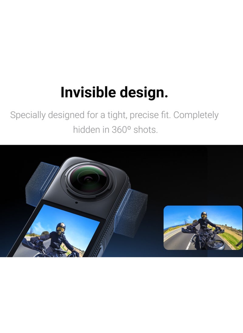 ماركة غير محددة INSTA360 X4 ملحقات الكاميرا مع ميكروفون مكافحة الضوضاء الإسفنج windproof  - Image 5