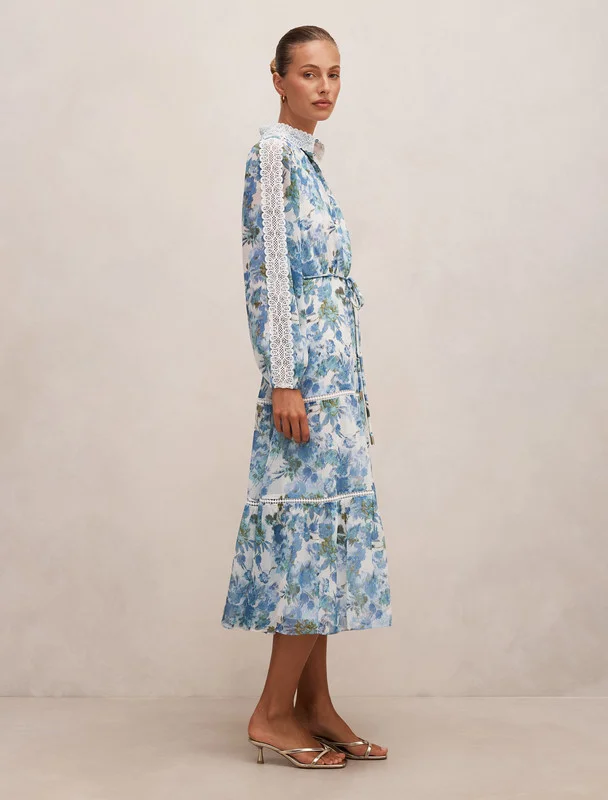 Forever New  Preslee Godet Midi Dress for Women | Best Price UAE