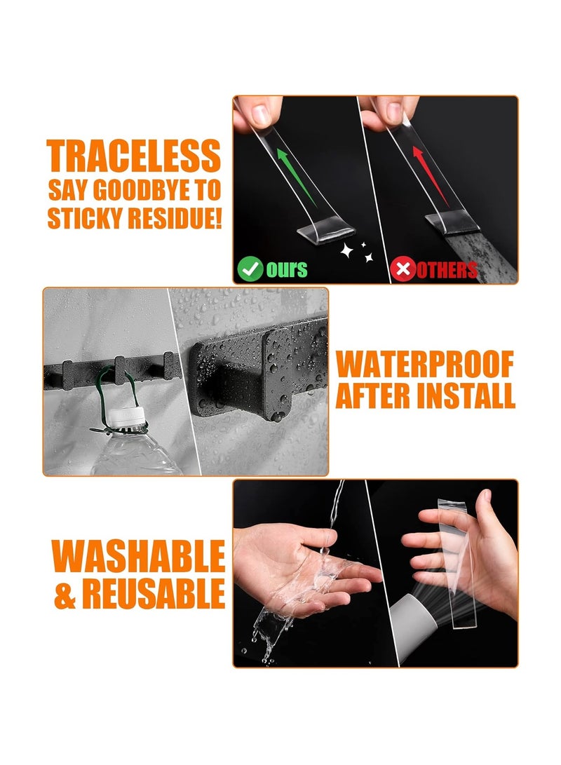 Generic Double Sided Tape Heavy Duty Traceless Removable Washable Nano Tape Gel Grip Tape, Reusable Strong Sticky Adhesive for Home, Office, and DIY Projects Transparent Mounting Tapes 50mm*3meters  - Image 4