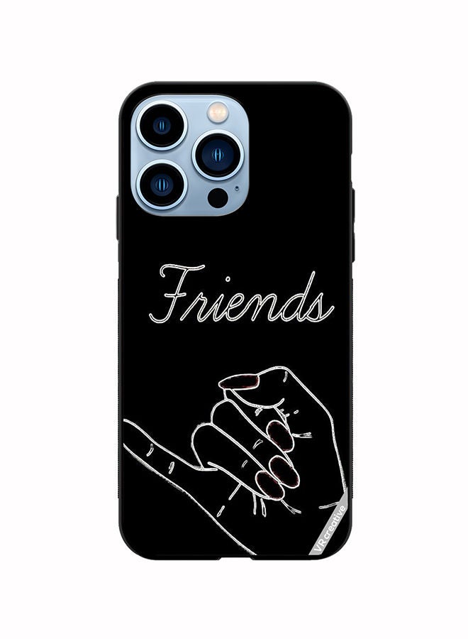 VR CREATIVE Protective Case Cover For Apple iPhone 14 Pro Max Friend Design Multicolour - Image 1