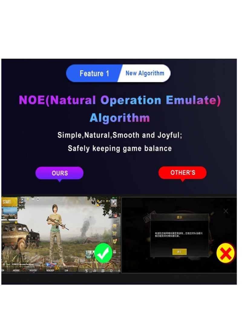 Generic - Gaming Mouse 35 Keys Single Hand Gaming Keyboard Converter Set For Android PUBG - Image 1