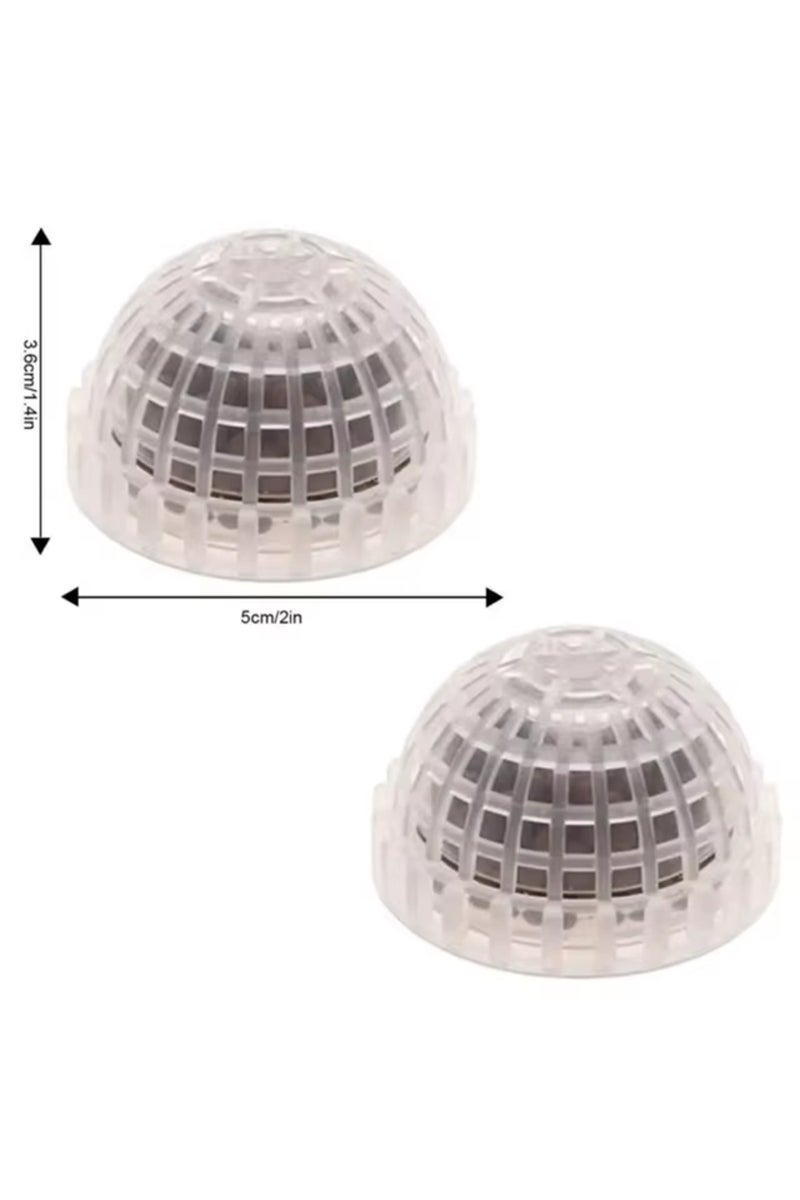 إيروريكس قطعتان من نصف الكرة الأرضية لتزيين أحواض السمك، مع قالب طحالب لتزيين أحواض السمك، وجهاز ترشيح مياه أحواض السمك.