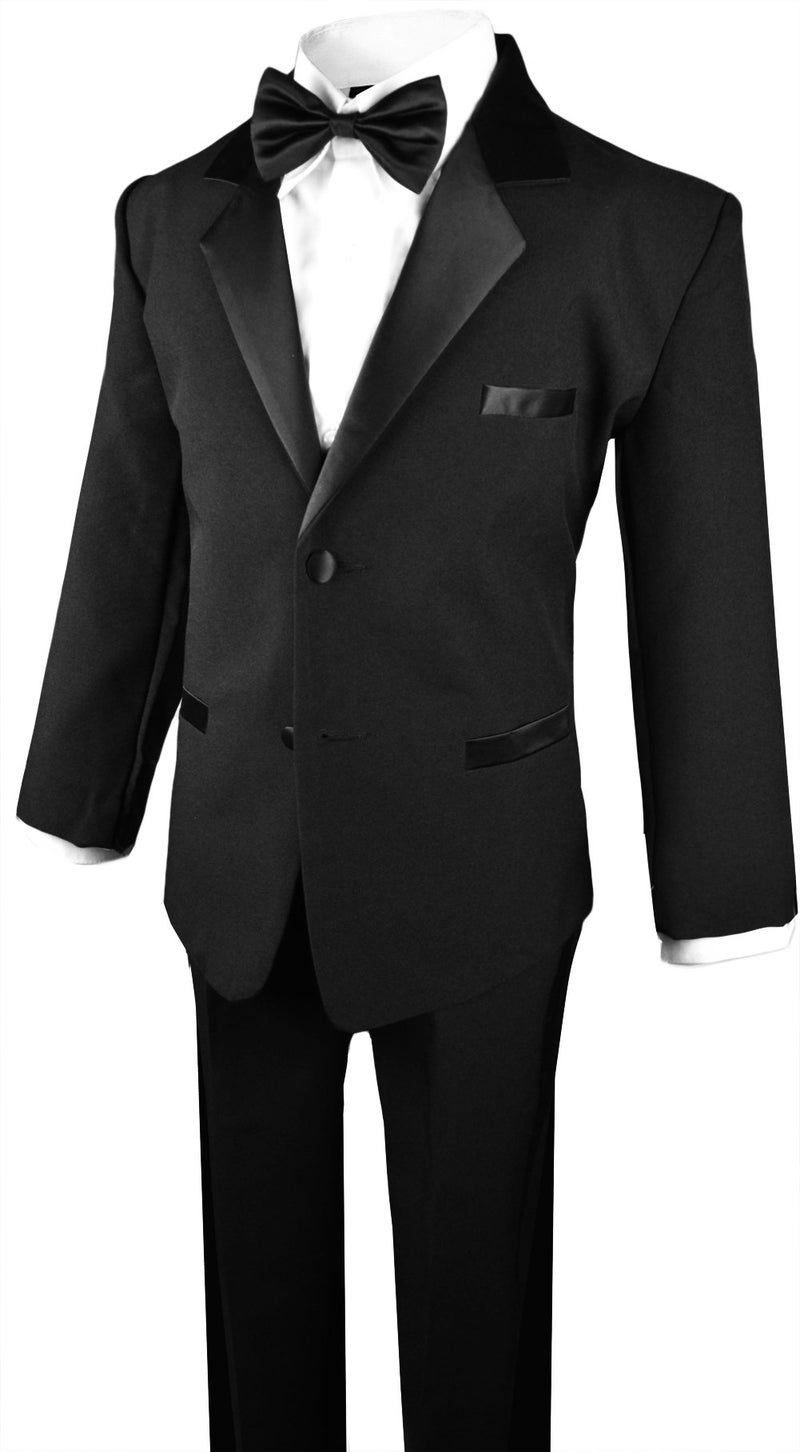 Black n Bianco Boys Tuxedo in Black Dresswear Set 12 - Image 5