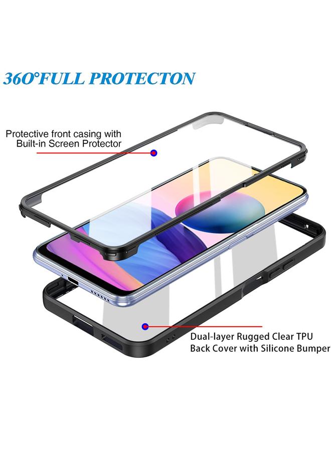 إيروريكس جراب لهاتف Xiaomi Redmi Note 10 5G مصنوع من الأكريليك + TPU بتغطية كاملة 360 درجة - Image 3