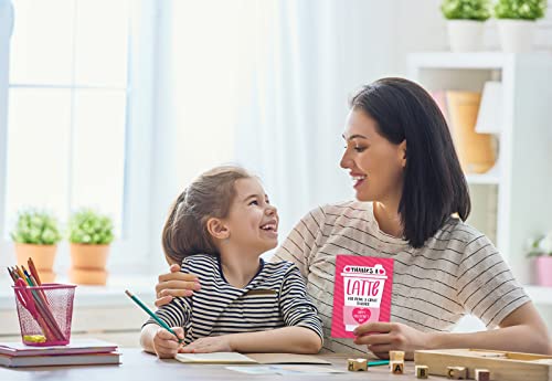 WhatSign Teacher Valentine Day Card - Thanks a Latte Valentines Day Gifts for Teachers with Envelope 4x6 - Image 4
