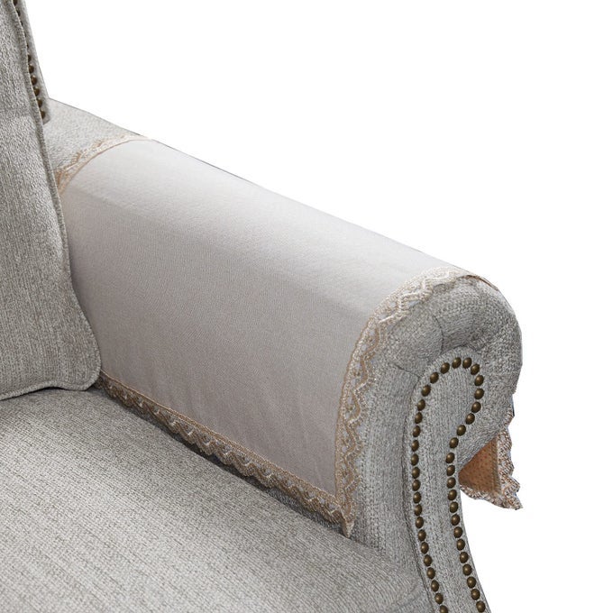 COUCH ARM COVERS NONSLIP 2 PCS WASHABLE FOR LIVING ROOM RECLINER CHAIR PROTECTORS FOR LEATHER SOFA ARMREST SLIPCOVER JYSBEIGE