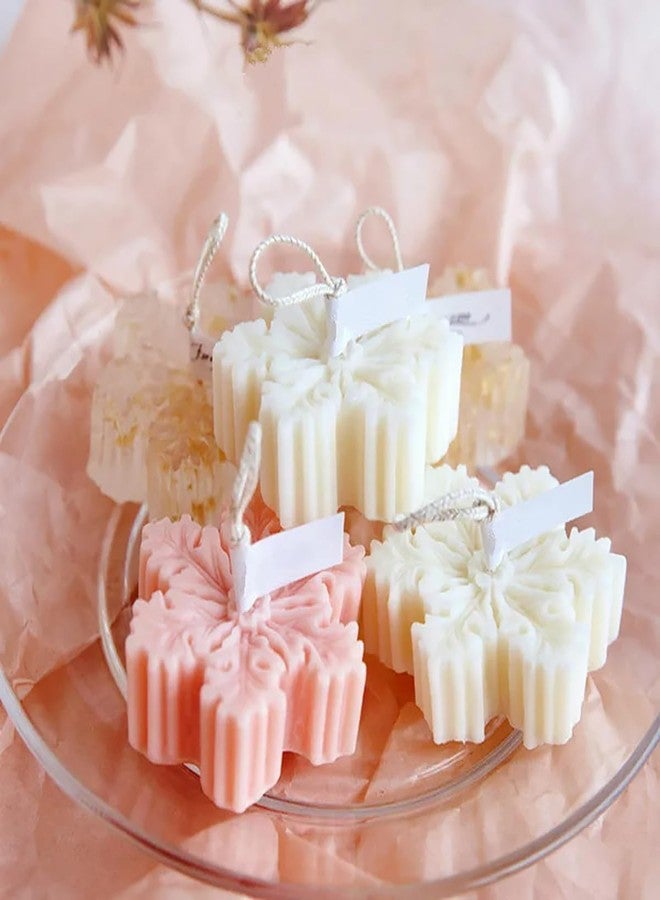 RUSTAMM Christmas Silicone Snowflake Mold Candle Soap DIY Aromatherapy Plaster Candle Decorating Mould Candy Chocolate Making Tools Home Decor 2PCS - Image 4