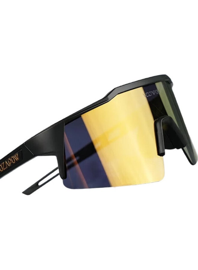 VOZAPOW Hiking And Mountaineering Sports Glasses, Outdoor Cycling, Snow Mountain Climbing, Windproof, Sandproof, Insect-Proof, Polarized, Colorful Sunglasses - Image 1