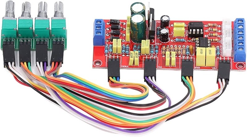 NE5532 Preamplifier Board With Treble Midrange Bass Volume Control Dual 5532 Chip - Image 5