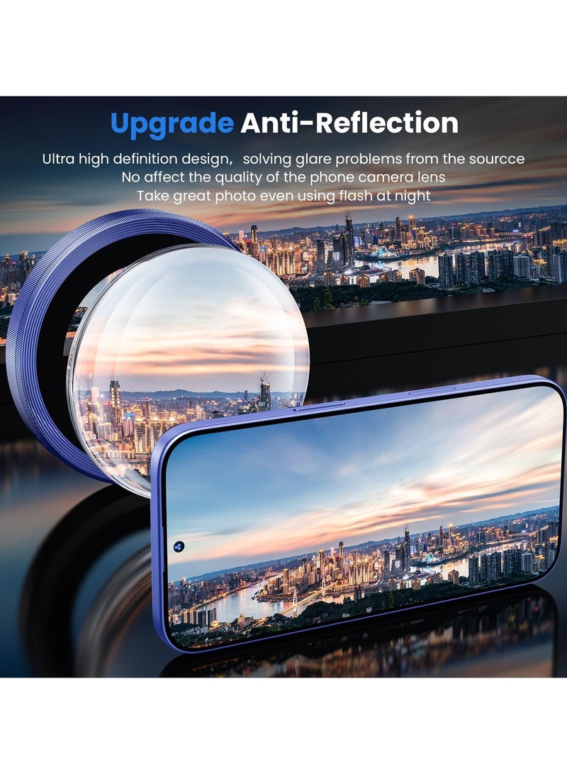For iPhone 16 Plus/iPhone 16 Camera Lens Protector Original Shooting Model Shatterproof Ultra HD Tempered Metal Glass Camera Screen Protector Cover Film Accessories, Ultramarine Blue - Image 5
