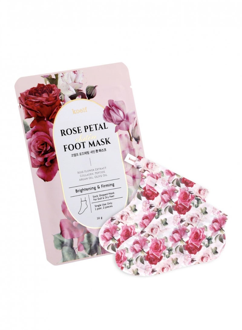 كويلف كولف‏, قناع القدم الساتان بتلات الورد 16 جم - Image 4