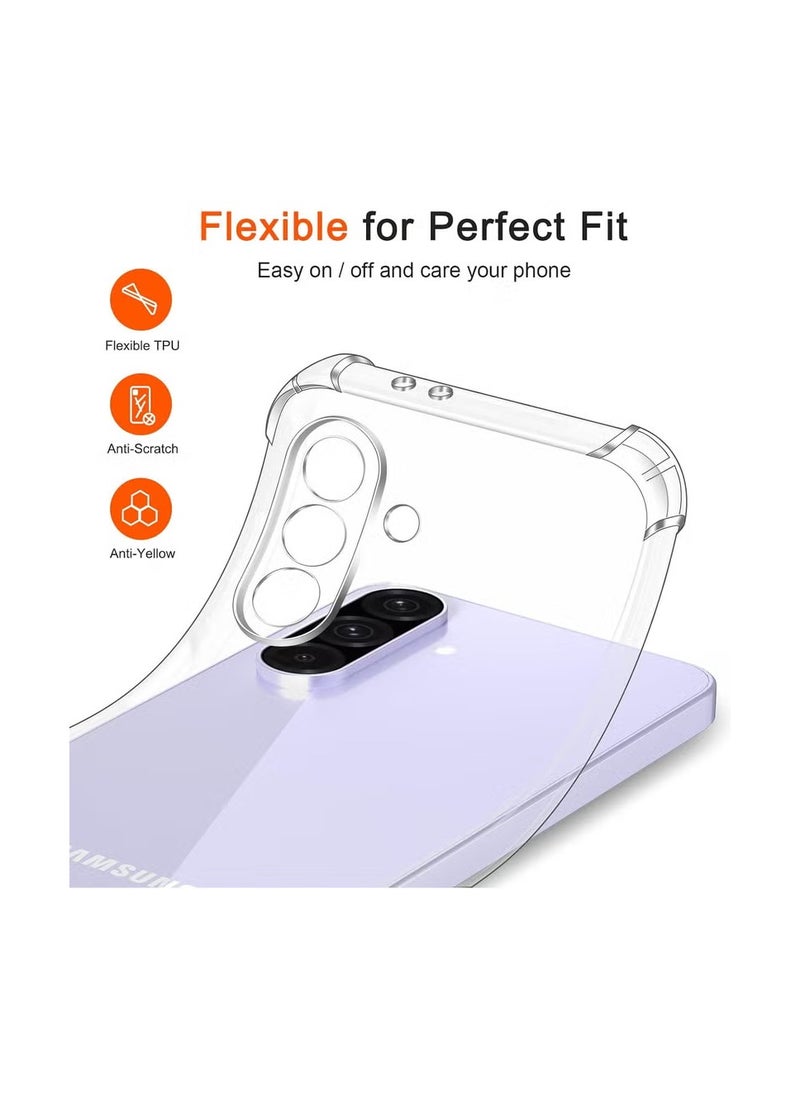 Generic - Shockproof Clear Case Compatible with Samsung Galaxy S24 FE - Image 1