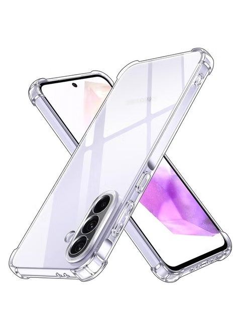 Shockproof Clear Case Compatible with Samsung Galaxy S24 FE