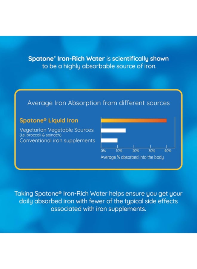 Spatone Apple Iron Rich Water With Vitamin C, Natural Iron Supplement Sachets, 42 Count - Image 4