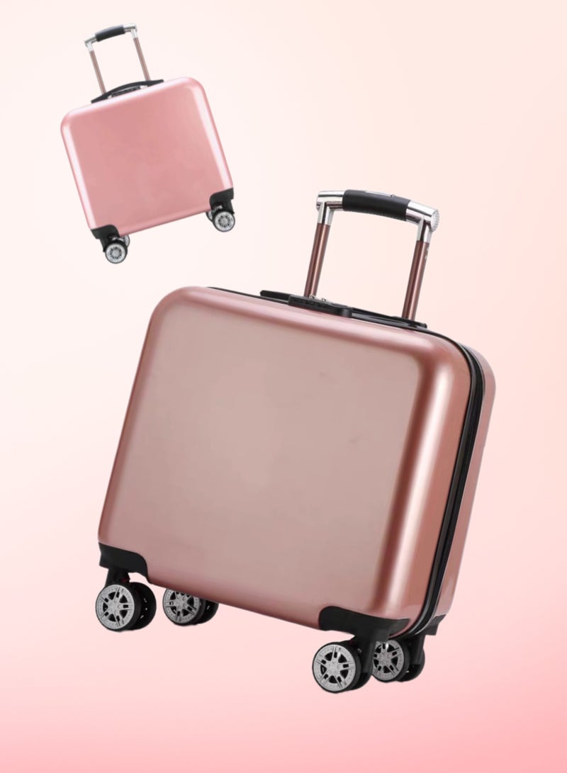 طفل عربة صندوق كرتون حقيبة 20 بوصة طفل محمول المتداول حقيبة الفتيان والفتيات حمل حقيبة السفر العربة ( مربع الوردي ) - Image 1