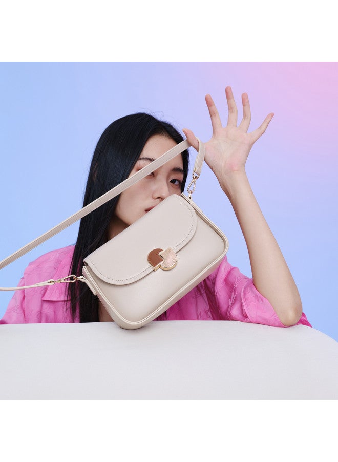 YEARCON Fashion Texture】large Capacity Small Square Bag, Casual And Versatile Women's Shoulder Crossbody Bag - Image 5