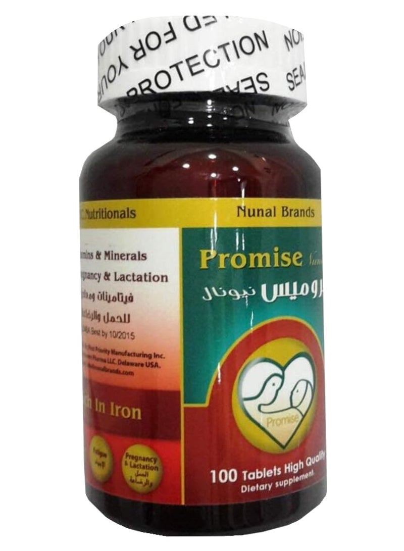 Promise Nunal Dietary Supplement for Mother & Baby 100 tablets - Image 2
