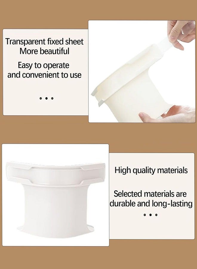 Bed Sheet Holder Set with Lock Strips, Heavy Duty Bed Sheet Fasteners, Non-Slip Lock Sheet Clips, for All Size Mattress, Blankets, Bedding (White-4pcs)  - Image 3