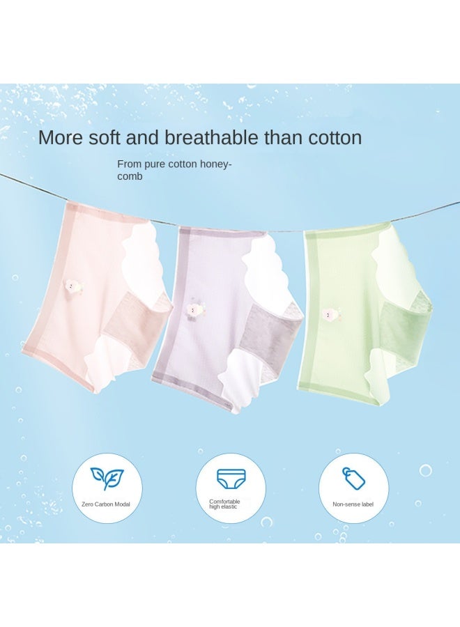 DEESHA Ice Silk Mesh】girls' Underwear - Summer Lightweight Seamless Breathable Triangle Panties - Image 2