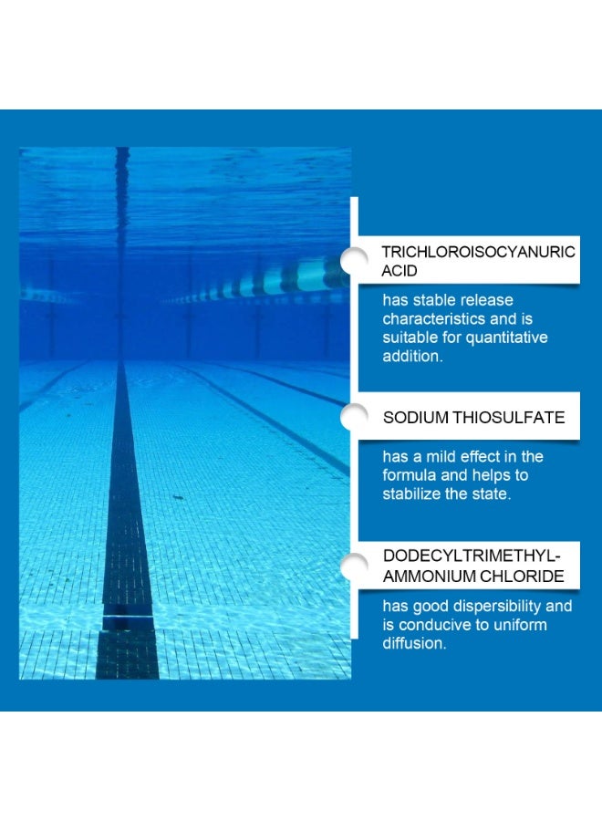 HozoneX Swimming Pool Purifier, 100ml Chlorine-Free Water Treatment Solution, Algae and Bacteria Killer for Clean, Clear Pool Wate - Image 4