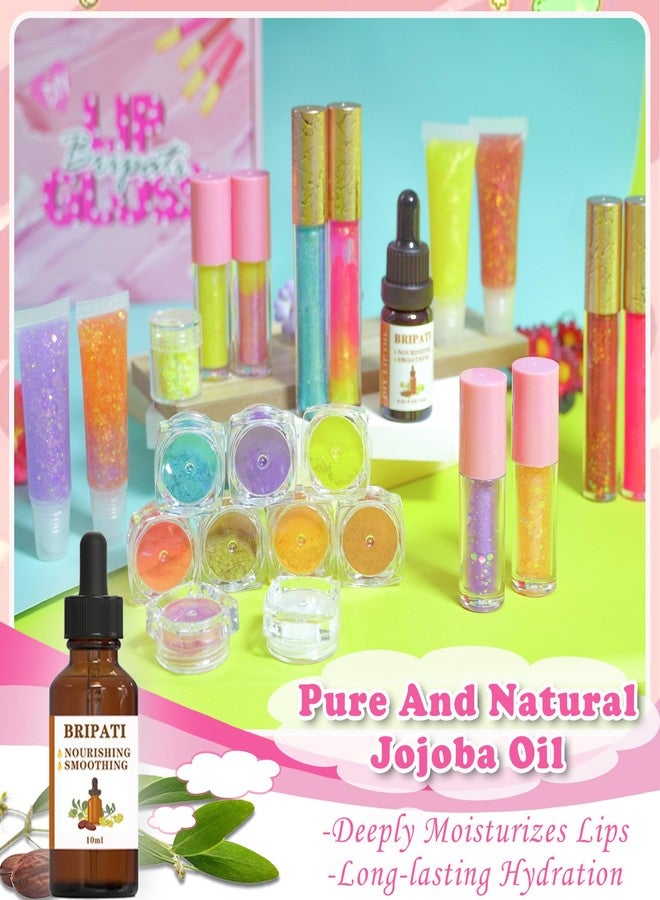 BRIPATI DIY Lip Gloss Making Kit, DIY Lip Glosses Set to Make Your Own Lip Stick, Fun Craft Makeup Lipglosses, All-Inclusive Moisturizing Handmade Lip Glaze Supplies Set for Beginner Women Girls - Image 5