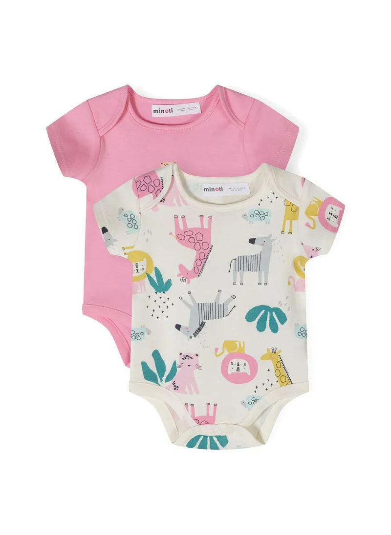 مينوتي Baby 2 Pack Short Sleeve Bodysuits