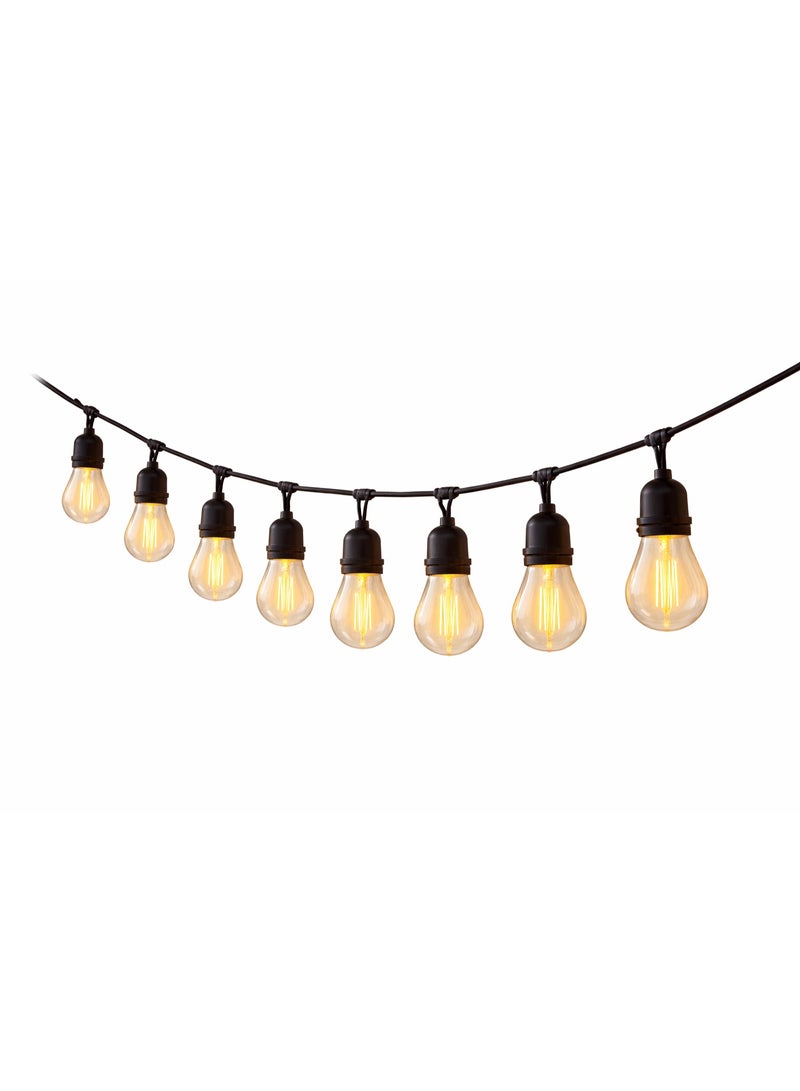 Outdoor Led String Lights 5M – 10 Edison Bulbs – Waterproof Vintage Style – Warm White Garden & Patio Decorative Lights - Image 3