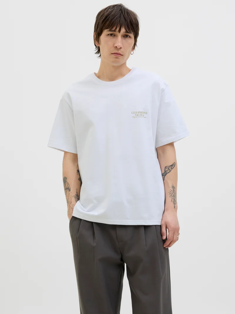 جاك اند جونز JORHYDRA PHOTO TEE SS CREW NECK