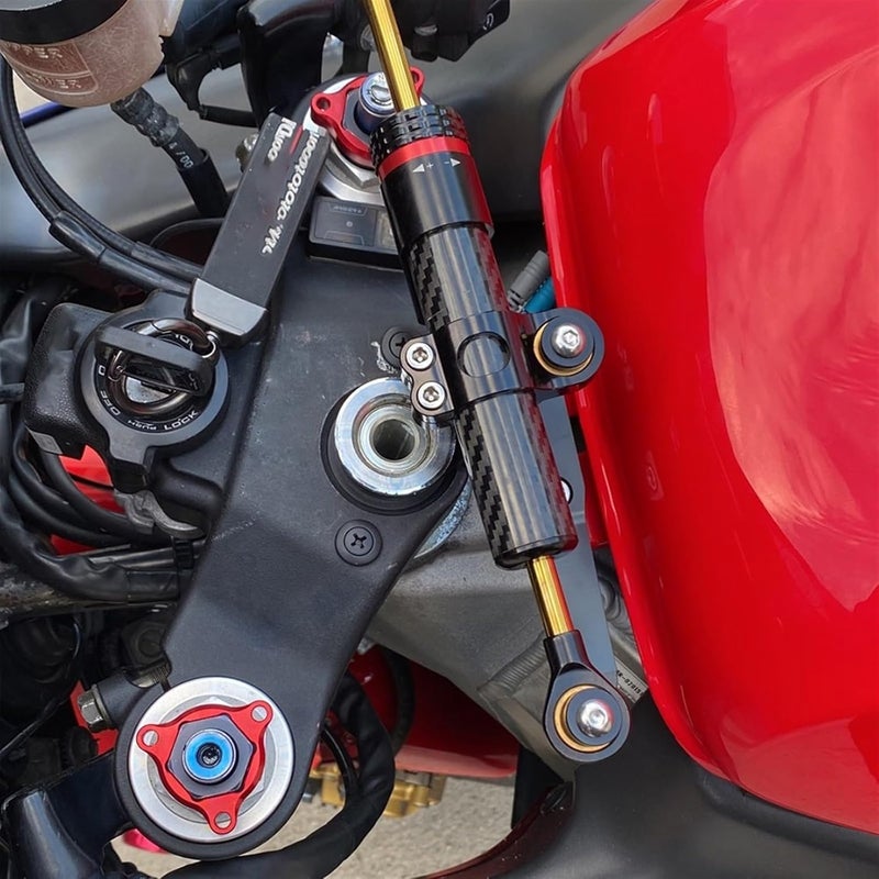 Yurefax Motorcycle Suspension Fork Preload Adjusters - Blue - Image 3