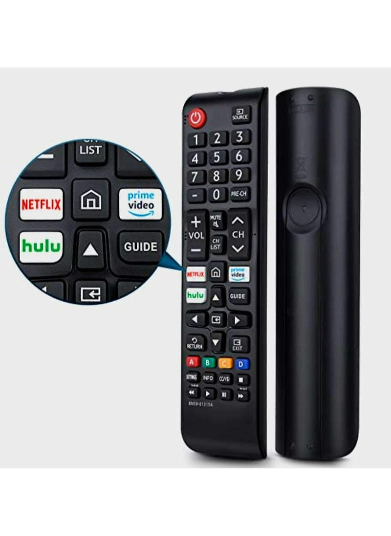 manar Newest Universal Remote Control for All Samsung TV Remote Compatible All Samsung Smart LED QLED UHD SUHD HDR LCD Frame Curved Solar HDTV 4K 8K 3D TVs BN59-01315A  - Image 2