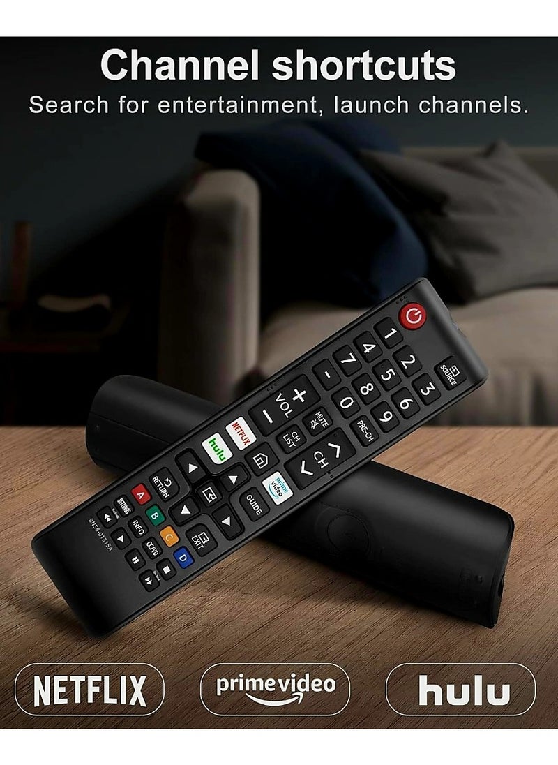 manar Newest Universal Remote Control for All Samsung TV Remote Compatible All Samsung Smart LED QLED UHD SUHD HDR LCD Frame Curved Solar HDTV 4K 8K 3D TVs BN59-01315A  - Image 5