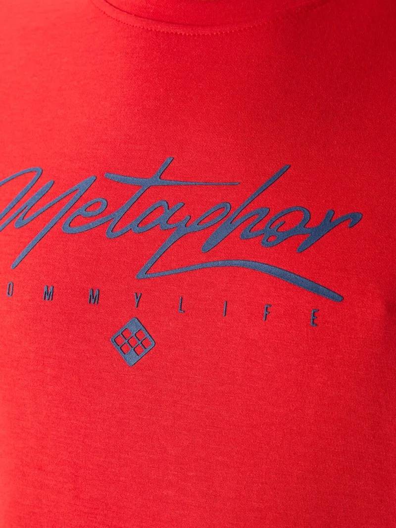 تومي لايف TOMMY Oversized Logo Crew Neck T-Shirt