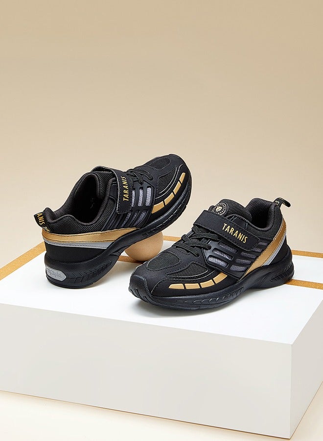 تارانيس حذاء تارانيس للأطفال أسود - ذهبي حذاء رياضي للأطفال الصغار أسود - ذهبي حذاء رياضي للأطفال - Image 1