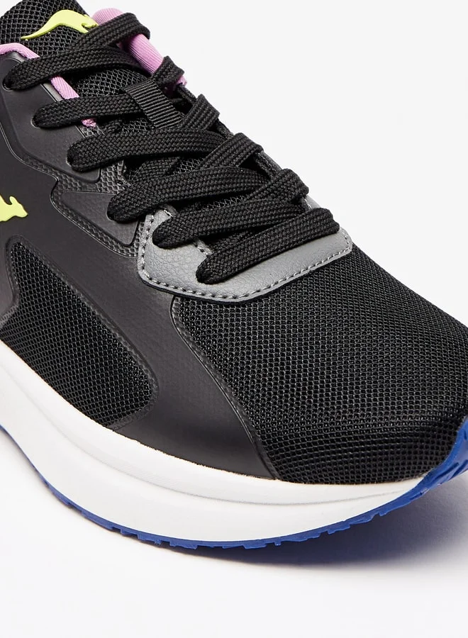 kangaROOS Women's Logo Applique Sports Shoes With Lace-Up Closure