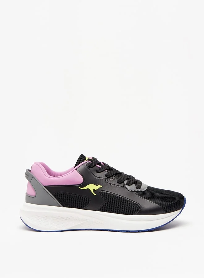 kangaROOS Women's Logo Applique Sports Shoes With Lace-Up Closure