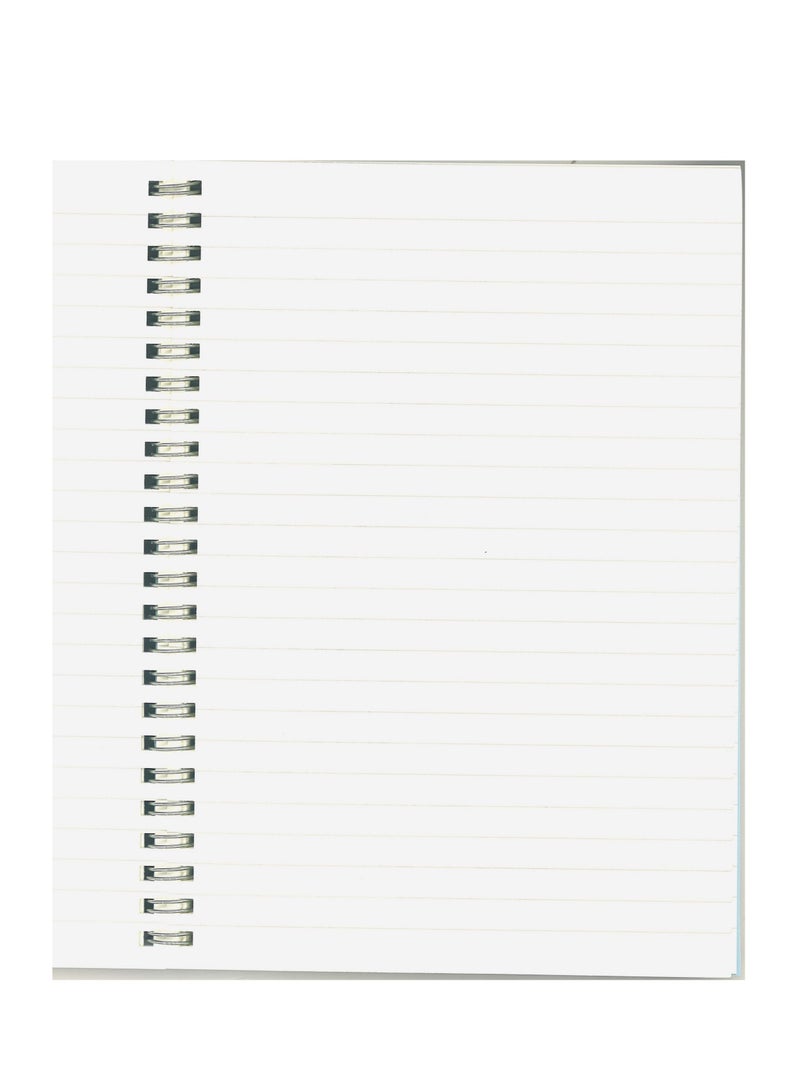 Foldermate دفتر ملاحظات حلزوني فاخر بحجم A5 70 ورقة غلاف أزرق - Image 3