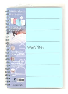 Foldermate A5 Size Deluxe Spiral Notebook 70 Sheets Blue Cover  - Image 1
